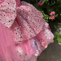 Elegant Floral Princess Dress for Flower Girls