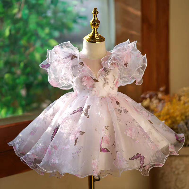 First Birthday Princess Dress for Baby Girls