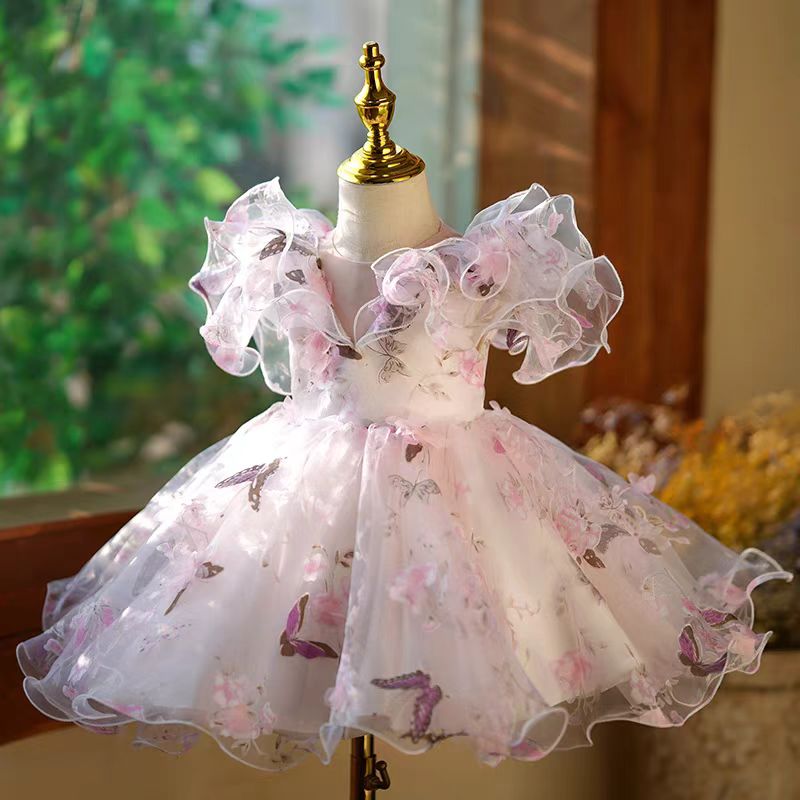 First Birthday Princess Dress for Baby Girls