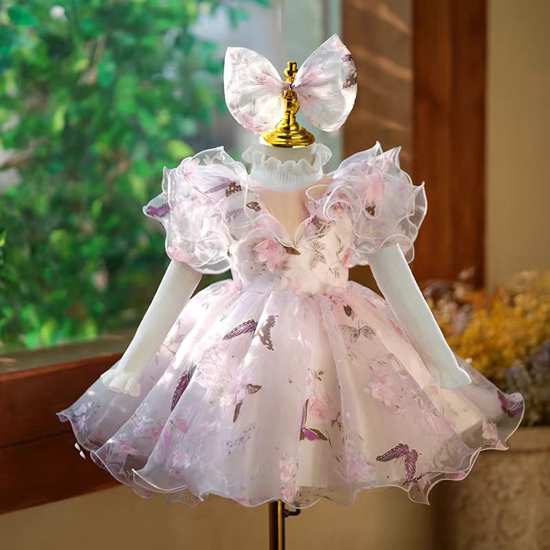 First Birthday Princess Dress for Baby Girls