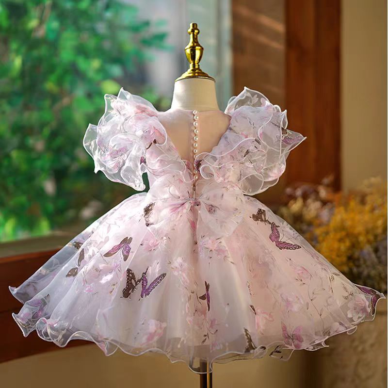 First Birthday Princess Dress for Baby Girls