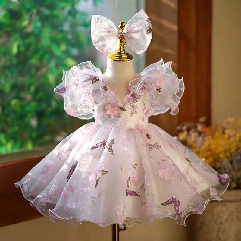 First Birthday Princess Dress for Baby Girls