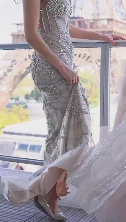 Champagne Dream Evening Gown SB009